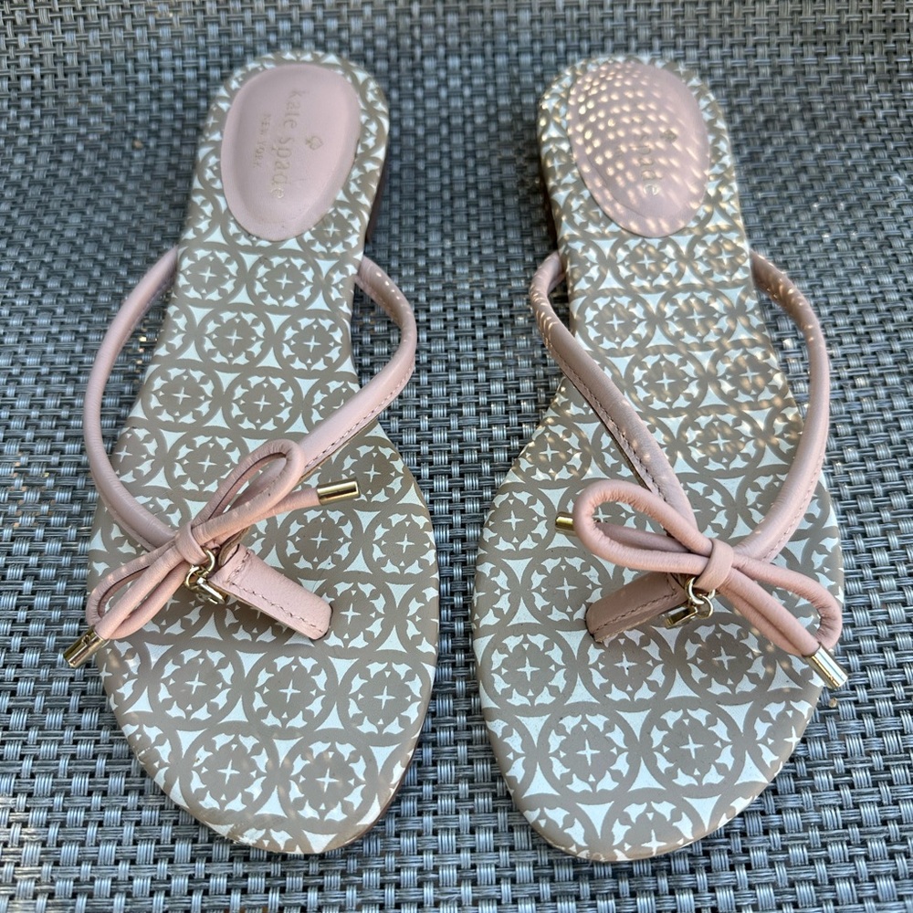 Kate Spade Mystic Bow Pink Sandals